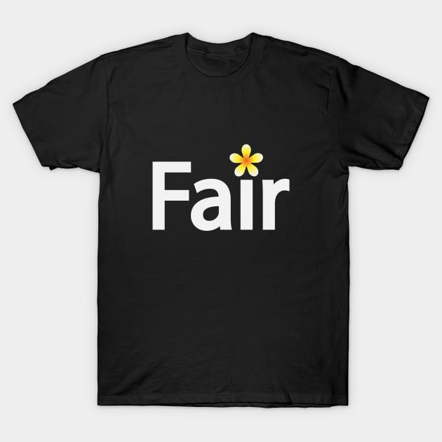 Fair typographic artsy T-Shirt by D1FF3R3NT